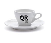 Šálek na cappuccino QR káva